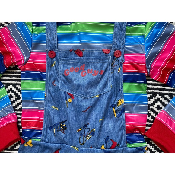 Spirit Halloween Chucky 2 in 1 Overalls Costume - Picture 7 of 16